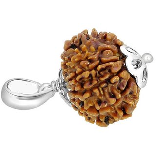                       CEYLONMINE mokash rudraksha pendant unheated  original shiv beads pendant for unisex                                              