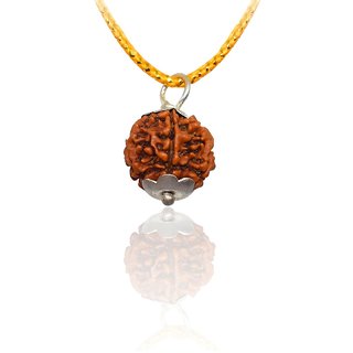                       CEYLONMINE shiv beads pendant original  natural beads rudraksha locket                                              