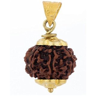                       CEYLONMINE shiv rudraksha pendant natural  original gemstone shiv beads pendant                                              