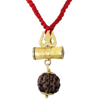                       CEYLONMINE  rudraksha pendant unheated  original shiv beads pendant for unisex                                              