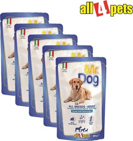 Mr.Dog Chunks with Chicken Liver (Pack of 5)