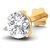 CEYLONMINE natural diamond nosepin original  certified american diamond gold plated nose pin for women  girls