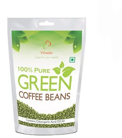 Vihado Pure Arabica Green Coffee Beans - 50g Pack Of 1