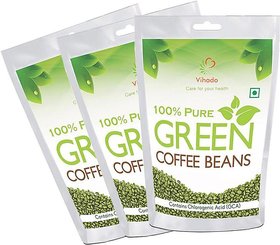 Vihado Best Quality 100 Natural Green Coffee Beans For Weight Management -