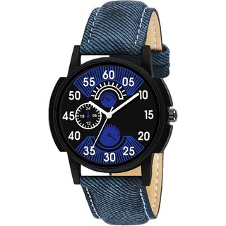                      HRV New Stylish Leather Strap Boys And Men Style Sport Analog Watch For Men                                              