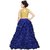Femisha Creation Navy Blue Solid Butterfly Design Kids Girls Wedding Wear Semi Stitched Lehenga CholiIt's8-13 Years.