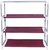 ANR STORE 3 LAYER'S MAROON SHOE RACK
