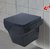 InArt Ceramic Glaze Wall Hung/Wall Mounted Commode with Hydraulic Seat Cover 108