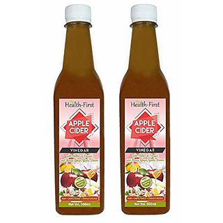 Health first Raw Apple Cider Vinegar - 500 ml - with strand of mother - Unfiltered and unpasturised,high quality cider a Health first Raw Apple Cider Vinegar - 500 ml - with strand of mother - Unfiltered and unpasturised,high quality cider a