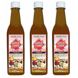                       Health first Raw Apple Cider Vinegar - 500 ml - with strand of mother - Unfiltered and unpasturised,high quality cider a                                              