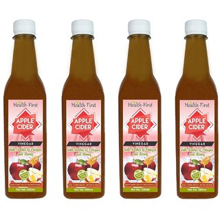                       Health first Raw Apple Cider Vinegar - 500 ml - with strand of mother - Not from concentrate,Unfiltered,unpasturised (AC                                              