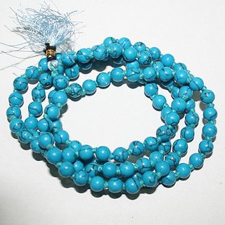 CEYLONMINE original stone turquoise mala unheated beads firoza mala for unisex CEYLONMINE original stone turquoise mala unheated beads firoza mala for unisex