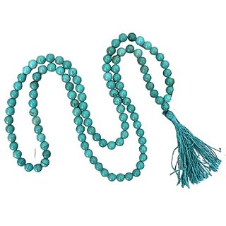 CEYLONMINE original firoza mala natural turquoise beads mala original stone mala for unisex CEYLONMINE original firoza mala natural turquoise beads mala original stone mala for unisex