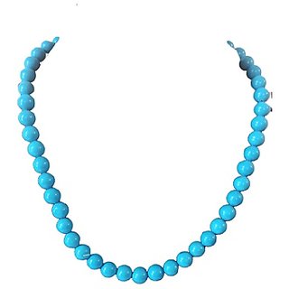                       CEYLONMINE turquoise stone mala original & unheated beads firoza mala for astrological purpose                                              