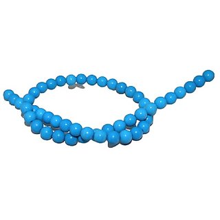                       CEYLONMINE firoza mala beads original & unheated gemstone turquoise beads mala for unisex                                              