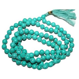 CEYLONMINE natural turquoise mala original & natural stone firoza beads mala for men & women CEYLONMINE natural turquoise mala original & natural stone firoza beads mala for men & women