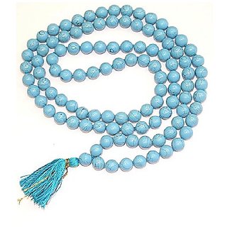 CEYLONMINE firoza mala natural & original beads turquoises beads mala for unisex CEYLONMINE firoza mala natural & original beads turquoises beads mala for unisex