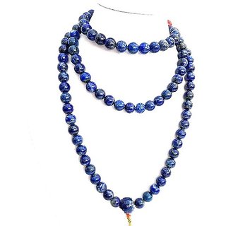 Ceylonmine Lapis Stone Mala Unheated Beads Lapis Lazuli Mala For Ceylonmine Lapis Stone Mala Unheated Beads Lapis Lazuli Mala For