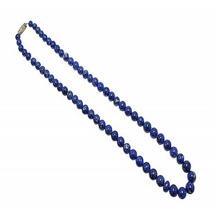                       CEYLONMINE lapis lazuli mala beads original & unheated gemstone lapis beads mala for unisex                                              