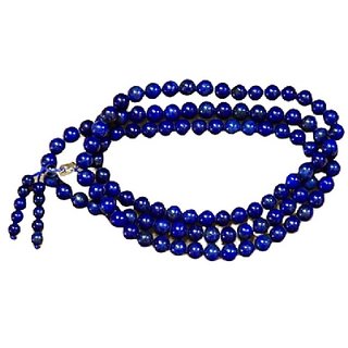 CEYLONMINE lapis lazuli mala original stone beads lapis beads mala for astrological purpose CEYLONMINE lapis lazuli mala original stone beads lapis beads mala for astrological purpose