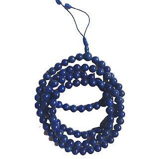 CEYLONMINE lapis lazuli mala beads original & unheated gemstone lapis beads mala for unisex CEYLONMINE lapis lazuli mala beads original & unheated gemstone lapis beads mala for unisex
