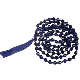 CEYLONMINE lapis stone mala original & unheated beads lapis lazuli mala for astrological purpose CEYLONMINE lapis stone mala original & unheated beads lapis lazuli mala for astrological purpose