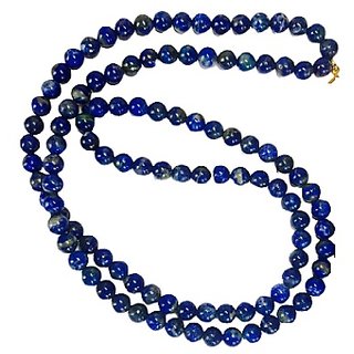                       CEYLONMINE lapis stone mala natural  original gemstone beads lapis lazuli mala for unsiex                                              