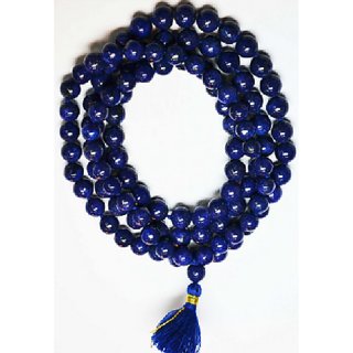                       Ceylonmine Lapis Lazuli Mala Beads Unheated Gemstone Lapis Beads                                              