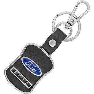 Missmister Stainless Steel Black Base Ford Keychain Keyring Stylish Latest