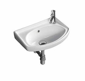 InArt Ceramic Wall Hung/Wall Mounted Wash Basin White, 18x12-inch White Color