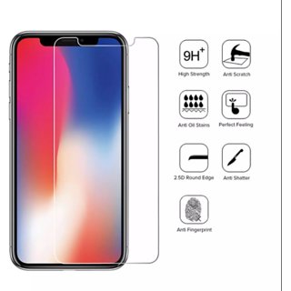                       iPhone X Tempered Glass Full Body Black Tempered Glass For iPhone X                                              