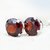 hessonite earring natural & original gemstone stud earrings gomed stone by Girls & women