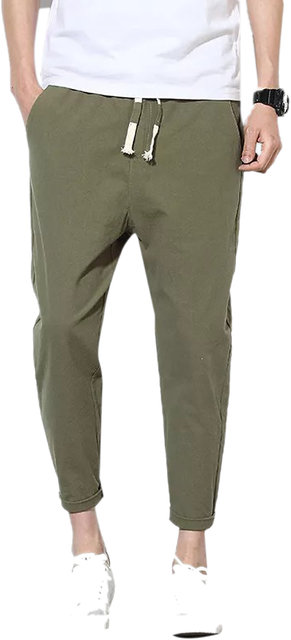 Casual Wear Chinos Mens Branded Ankle Length Trousers