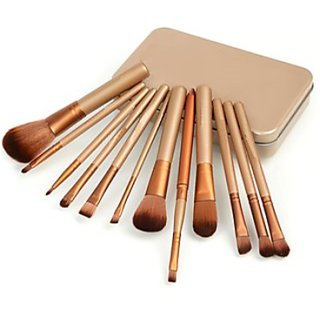 Trendster Makeup Brush Set Of 12 Pieces With Storage Box