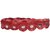 Uniqon CWG0026 (9 Mtr) Roll Of Red Velvet Glass Gota Patti Embroidery Trim Lace Border with 2.54 cm Width