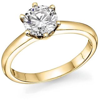 Buy American Diamond Ring with Natural American Diamond Stone