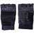 Carpoint Black Gym Gloves With Wrist Support Leather - Free Size High Quali 