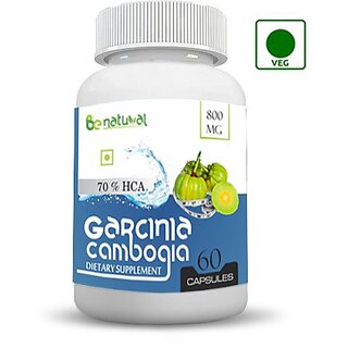 Be Natural Garcinia Cambogia Extract Fat Burner 70 Hca 800 Mg 60 Capsules