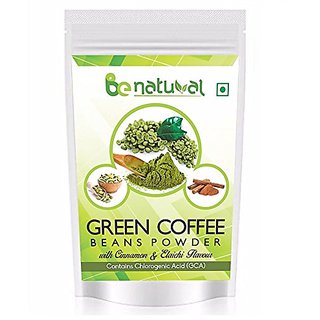                       Be Natural Organic Green Coffee Beans Flavoured Powder For Weight Management - 100 Gram (Pack Of 1)                                              