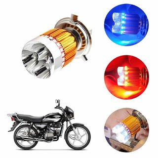 Buy H4 led Motorcycle Bike Headlight Bulb for Hero Splendor Plus