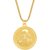 Gold Plated Brass Sai Baba Coin Pendant