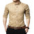 Singularity Products Trendy Check Shirt In Biege