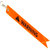 Radium Safety Warning Tag Key Chain Fluorescent Reflector in Night Glow Like LED Light Fashion Modification Hanging Tie
