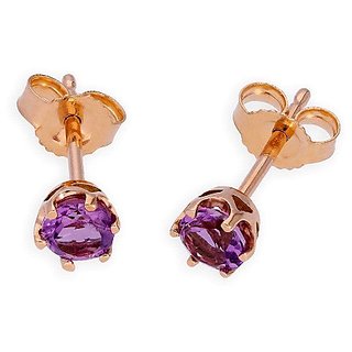 Semi- Preciious Stone Amethyst Stone Stud Earrings Original & Good Quality Stone Amethyst Stud Earring For women Semi- Preciious Stone Amethyst Stone Stud Earrings Original & Good Quality Stone Amethyst Stud Earring For women