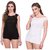 Rec Swaggy Women's Nighty White Pack of 2