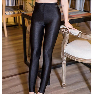 Buy ONLY Black Womens Contrast Side Tape Solid Leggings  Shoppers Stop