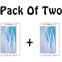 Pinaaki Enterprises Transparent Screen Protection Tempered Glass for Samsung Core 2 Duo (G355) (Pack Of 2)