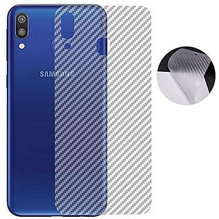                       For Samsung Galaxy M30 BackCarbon Fiber Finish Ultra Thin Scratch Resistant Safety Protective Film                                              