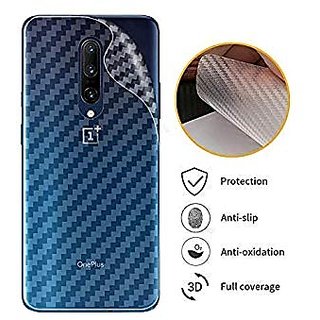                       For oneplus 7t BackCarbon Fiber Finish Ultra Thin Scratch Resistant Safety Protective Film                                              
