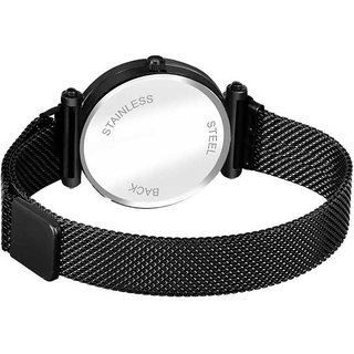 buy laxurius looking black dial magnet belt girl and women watch megnet belt analog watch for girls online get 69 off